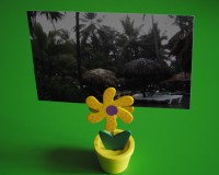 Porta Foto Flor